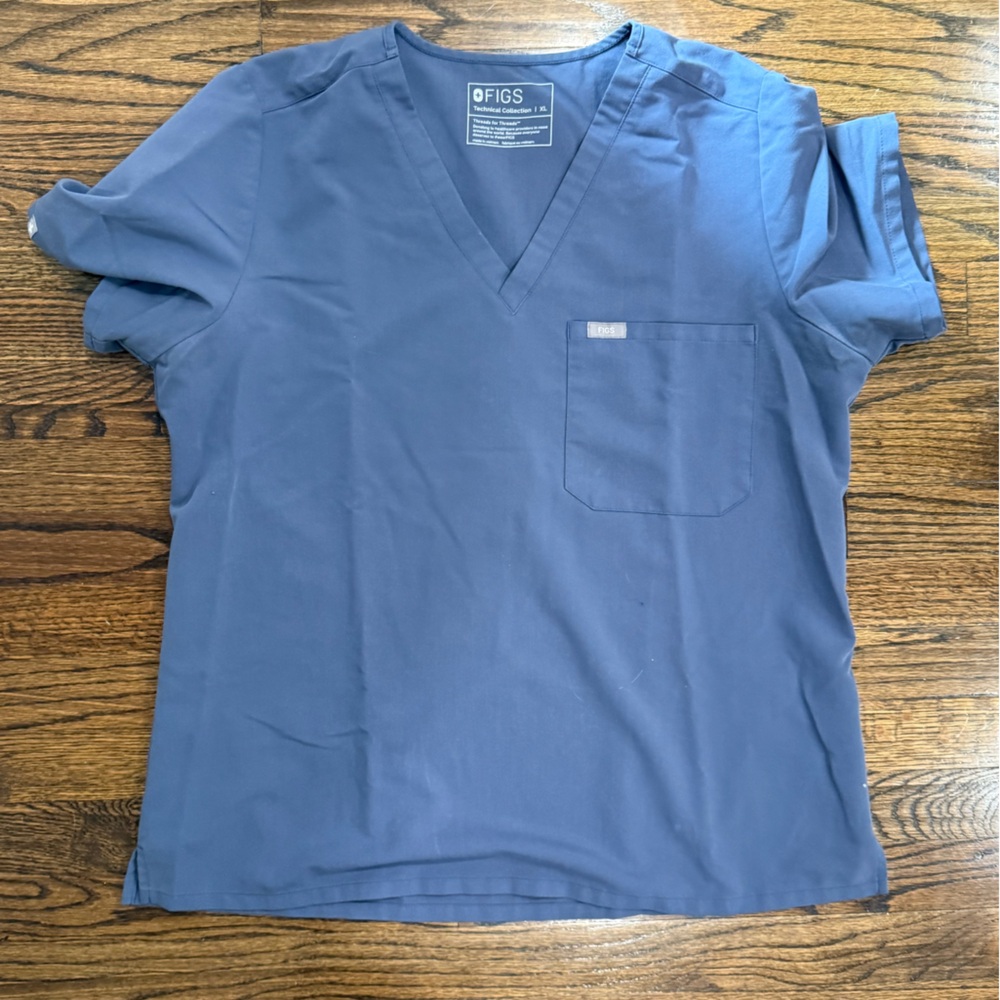 Figs women’s space navy XL Catarina scrub top